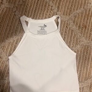 FREE PEOPLE Intimately White Crop Top